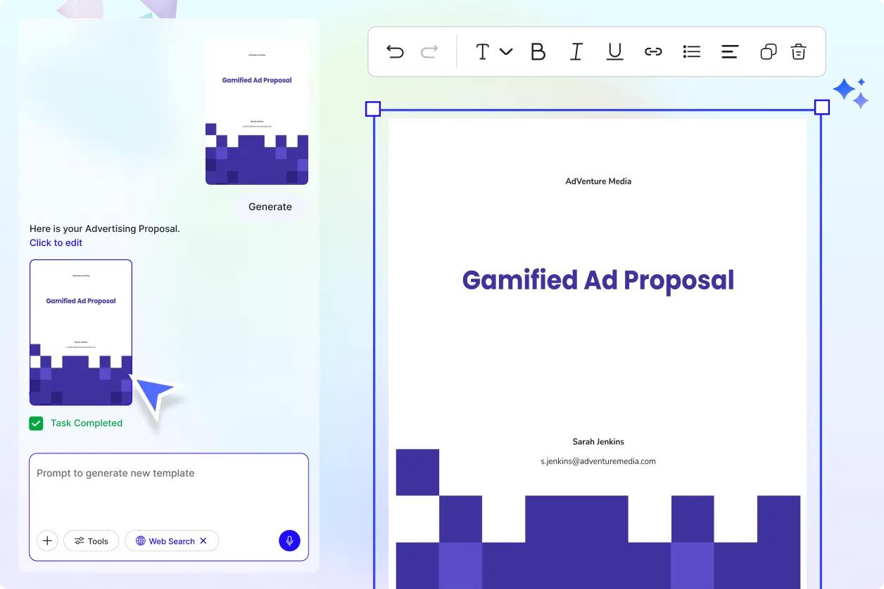 Free AI Advertising Proposal Generator, AI Advertising Proposal Maker Online [ No Signup ]
